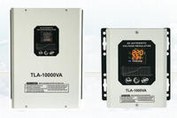Stabilisateur de tension monophasé 220V de type relais SPN-1KVA 1KVA à coupure de phase zéro pour téléviseur et réfrigérateur, prise européenne