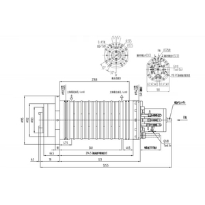 고출력 BT40 다이렉트 드라이브 스핀들 코어 베어링 부품 제조 공장 기계 수리점 용 모터 시리즈 - Product Image 3