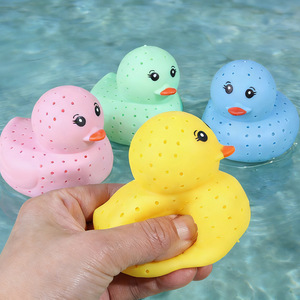 Wholesale Factory TPR Summer Floating <b>Pool</b> Water-Absorbing Duck Beach Water Sprays Funny Bath Stress Relief Toys for Kids - Product Image 1
