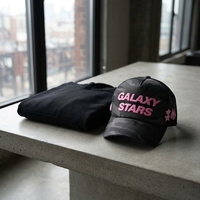 Gorra Trucker Galaxy Stars con Bordado 3D, Malla Trasera Ajustable, Logotipo Personalizado, Ropa Urbana