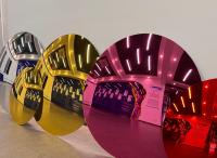 60CM 2mm Épaisseur Acrylique Plastique Sphérique Sécurité 360 Degrés Plein Dôme Miroir Surface Convexe