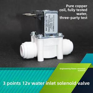 Thiết kế mới chống cháy Vật liệu solenoid <span class=keywords><strong>valve</strong></span> 1/8 inch đến 1 inch solenoid <span class=keywords><strong>valve</strong></span> 24V 12V cho máy lọc nước - Product Image 6