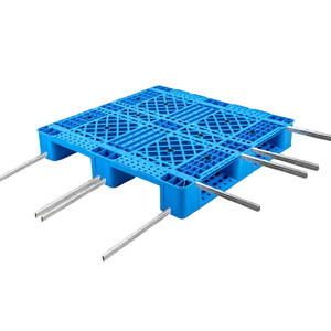Düşük fiyat HDPE ağır Euro palet dokuz bacaklı 3 koşucular endüstriyel kullanım için plastik palet kaymaz plastik palet tedarikçisi - Product Image 5