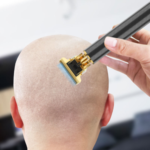<span class=keywords><strong>Tondeuse</strong></span> à barbe rechargeable USB à lame en T avec logo personnalisé pour hommes, <span class=keywords><strong>tondeuse</strong></span> à cheveux électrique sans fil dorée - Product Image 4