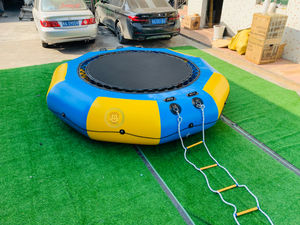 Cama Elástica Inflable Flotante de 10 pies para Saltar en el Agua, Trampolín Acuático, Equipo para Parques Acuáticos - Product Image 1