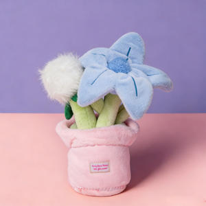 Juguete Masticable para Mascotas <span class=keywords><strong>con</strong></span> Forma <span class=keywords><strong>de</strong></span> Flor Multicolor, Juguete Interactivo <span class=keywords><strong>de</strong></span> Felpa <span class=keywords><strong>con</strong></span> Sonido para Cachorros y Gatitos - Product Image 6