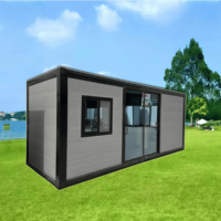 Maisons conteneurs modulaires préfabriquées en acier extensibles sur mesure, directement de l'usine, 40 pieds, 20 pieds, pliables, logements temporaires modernes et luxueux