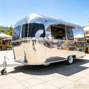 Remorque de cuisine mobile sur mesure, chariot de restauration rapide pour hot-dogs, bonbons, chips, glaces, kiosque avec camion à pizza et barbecue - Product Image 1