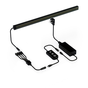 Wholesale 4-Pack 2.4m Black Silicone LED Strip 8*12mm <b>Plug</b> & Play Flexible Wall Light Kits for Modern Home DIY Decor - Product Image 2