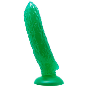 Jouet anal à ventouse en forme de concombre pour femmes, modèle de godemiché, jouet sexuel pour adultes, masturbateur vert, plug anal - Product Image 5