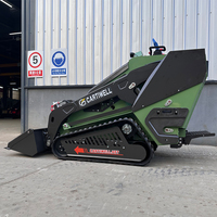Mini-chargeuse compacte Kubota Diesel SCW1150 à système fermé pour moments de charge élevés, en promotion