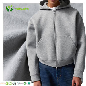Fabricants écologiques Heavyweight 100% Cotton Zipper Hoodie 500gsm Oversized Boxy Cropped Digital Printing pour l'hiver - Product Image 1