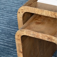 Tables basses gigognes en bois style Art Déco, ensemble pour salon, vente chaude