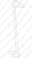 Stabilizer Link OEM EJ7Z5K484A EJ7C3B438AAA untuk Suku Cadang Mobil Ford Stabilizer Link Belakang Kiri Atas untuk Ford Escape 2014-2019