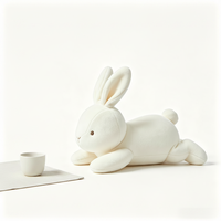 Peluche Lapin Mignon en Polyester et Coton PP, Vente en Gros Directe Usine, Logo Personnalisé pour Cadeaux d'Entreprise et Anniversaires