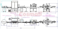 Ligne d'embouteillage automatique à 6 têtes entraînée par un servomoteur, machine de remplissage et de bouchage à pistons multi-buses pour shampoing et détergent