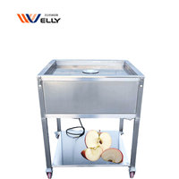 Machine de découpe de fruits précise et uniforme pour aubergines, papayes, pamplemousses, kakis et pommes, idéale pour les cuisines centralisées