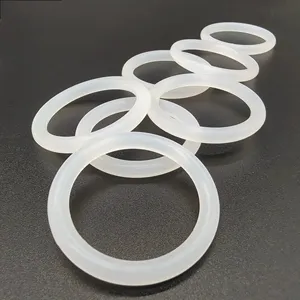 Trắng Mờ Silicone O-ring Nhiệt Độ Cao Không Thấm Nước Niêm Phong Vòng