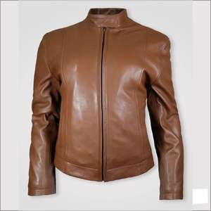 Chaqueta de motocicleta personalizada para hombre, cortavientos descolorido con hombro acolchado, de cuero genuino 100% - Product Image 3