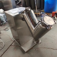 Agitation automatique en acier inoxydable peinture de gypse industrielle suppléments de ciment mastic mural poudre acrylique v mélangeur machine