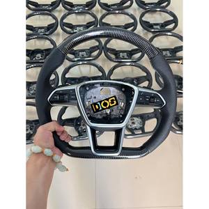 Volante in Fibra di Carbonio e Alcantara Personalizzato per Audi A3 8V A4 B8 B9 S3 S4 S5 Rs5 Rs3 Rs4 A5 B9, Alcuni con Riscaldamento - Product Image 2