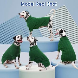 Suéteres Personalizados de Color Sólido para Mascotas, Perros Pequeños, Niñas y Niños, Suéter Navideño de Cuello Alto, Suéter Tejido, Ropa para Mascotas - Product Image 2