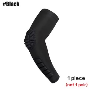 Coderas de compresión deportivas para hombres y mujeres, Mangas de brazo Anticolisión de panal, baloncesto, voleibol, <span class=keywords><strong>Rugby</strong></span>, protección, Spandex - Product Image 4