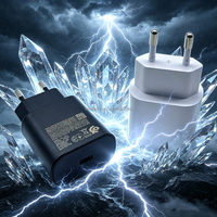 Chargeur Type C 25W TA800 à succès avec prise US UK EU et câble Type C de 1m – Adaptateur de charge ultra-rapide USB C pour Samsung S26 S25 S24 S20