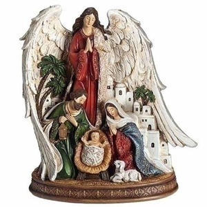 אישית דתי סלטיק קוב קתולי מרי יוסף תינוק ישו polyresin המולד מלאך שומר צלמית עם משפחה קדושה פסל - Product Image 5