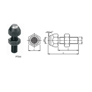 Rodamiento de rosca de bolas de acero inoxidable con rosca fresada para mecanizado de precisión PTA1 - Product Image 2