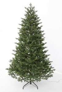 Meilleures ventes d'usine, arbre de Noël LED blanc chaud en PVC/PE de 210 cm de haute qualité avec base de support pour une utilisation en intérieur - Product Image 2