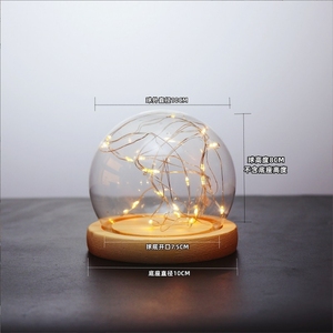 Cloche en verre artisanale Art Déco pour décoration d'intérieur, forme ronde, écologique et de haute qualité - Product Image 5
