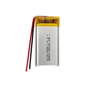 뜨거운 폴리머 리튬 배터리 3.7v 650mah 마사지 스틱 VR 안경 레코더 스마트 시계 배터리 852540 702040 802040 2.22wh