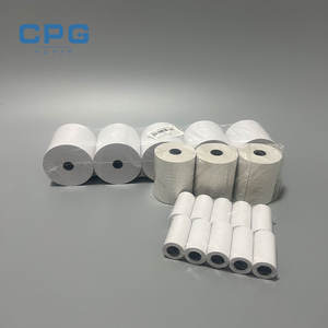 Rollo de Papel Térmico Directo de Fábrica, 58 g/m², 57x50 mm, Bajo en Polvo, Libre de BPA, para Impresión de Recibos en Tiendas de Conveniencia y Cafeterías - Product Image 1