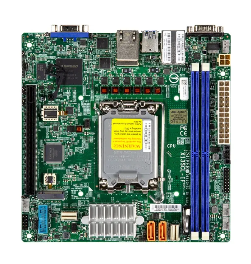 X13SCL-IF Motherboard, MBD-X13SCL-IF C262 LGA1700 Intel Xeon E-2400 SATA/SAS M.2 DDR5 IPMI