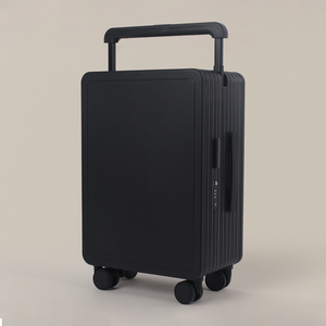 Ensemble de bagages de luxe à coque rigide en PC grande capacité avec doublure en polyester, roues de voyage, poignée télescopique large pour bagages à main, roues pivotantes - Product Image 2