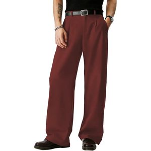 FOXA <b>Mens</b> Wide Leg Dress Pants Pleated Lightweight Breathable Casual <b>Trousers</b> <b>For</b> <b>Men</b> - Product Image 1
