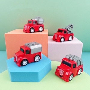 Véhicules à rétrofriction en plastique de marque JO, camions de magasin, jouets de dessin animé pour capsules d'œufs de 7 cm, pour distributeurs automatiques - Product Image 1