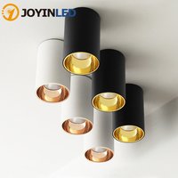Spots LED modernes en aluminium, spots LED carrés pour plafond, design élégant, spots intelligents, conformes aux normes CE et RoHS