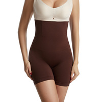 Gaine amincissante pour femmes, culotte sans couture, taille haute, culotte courte