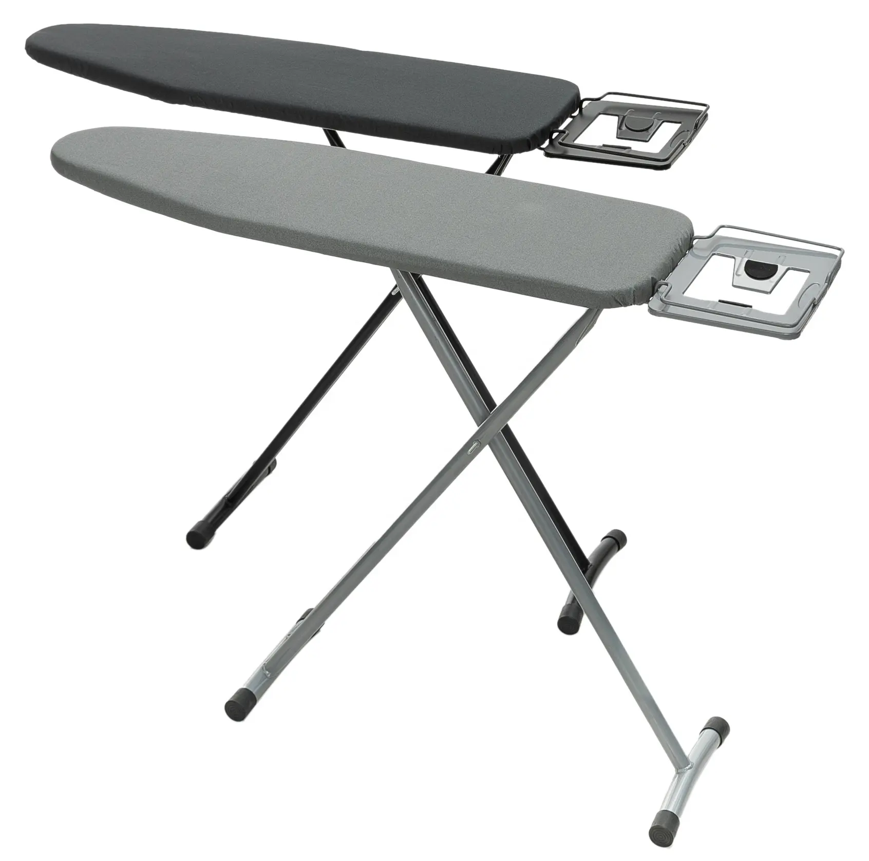 4-Leg Standing Type Foldable Metal Clothes Ironing Board with 5 Adjustable Height with Foam Pad and Cotton Cover