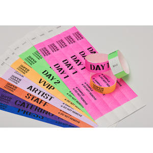 สายรัดข้อมือกันน้ำสำหรับงานอีเว้นท์ [AnyWristband] พร้อมพิมพ์ลายตามสั่ง สายรัดข้อมือ TYVEK สีพื้น ขนาด 25 มม. (1 นิ้ว) พร้อมข้อความตามสั่ง - Product Image 2