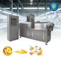 Ligne de production de chips de tortilla, machine de traitement automatique de 200 kg/h pour chips de maïs frites triangulaires, snacks et nachos