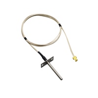 Capteur de température à thermocouple de type K, série NTC, à montage sur bride à 2 trous, 0-1200°C, pour four industriel, four à air chaud, four à cuisson