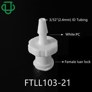 Conector Luer Hembra de Plástico Blanco para PC, Conector Pagoda con Rosca Externa de 1.6-6.4 mm para Agua, Aire y Medicina - Product Image 5