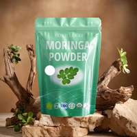 OEM ODM Bubuk Moringa 100% Ekstrak Tumbuhan Alami Suplemen Diet Vegan untuk Dewasa Tambahan Nutrisi Praktis