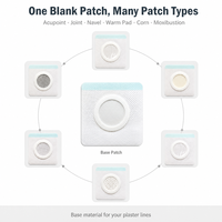 Patch en tissu non tissé laminé à chaud, vierge, respirant, auto-adhésif, pour points d'acupuncture