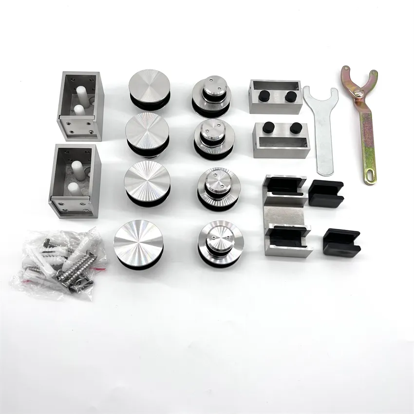 Sliding Accessories Shower Hardware Fitting Framelsss Glass Doorswer Door Kit