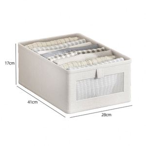 Organizador de Ropa para el Hogar, Organizador de Armario Plegable, Caja de Almacenamiento para Ropa Interior, Organizador de Armario para Jeans - Product Image 2