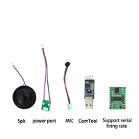 Module de reconnaissance vocale intelligent AI module de contrôle vocal hors ligne avec Microphone micro son Audio + haut-parleur